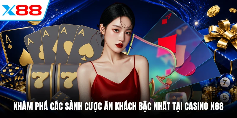 Khám phá các sảnh cược an khách bậc nhất tại Casino X88