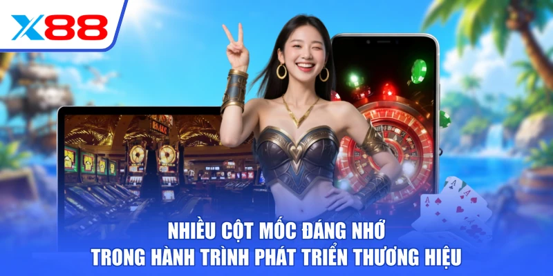 Nhiều cột mốc đáng nhớ trong hành trình phát triển thương hiệu